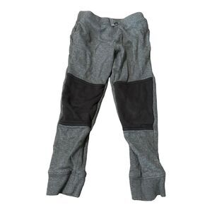 Hanna Andersson | Boys Colorblock Double Knee Slim Sweatpant Gray Black 120 6/7
